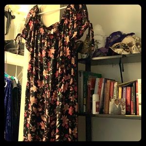 Full length floral romper